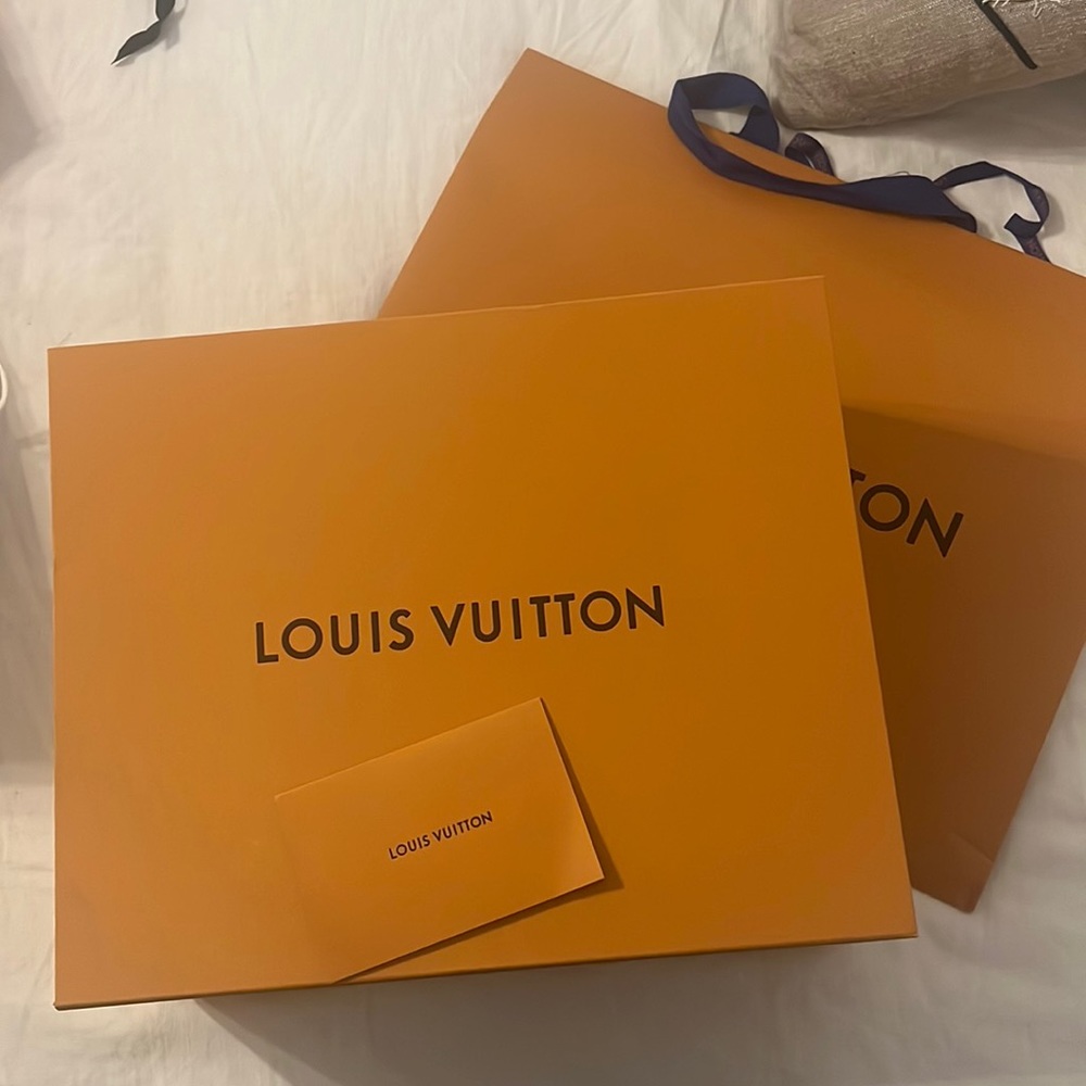 Authentic Louis Vuitton Box, Dust Bag and Bag